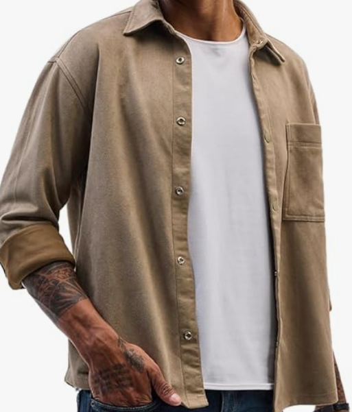 SNITCH Plain Brown Shirt